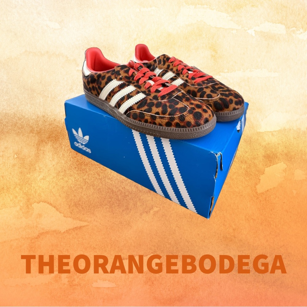 SAMBA OG CHEETAH. Brand New with Box.
No longer available via ADIDAS.